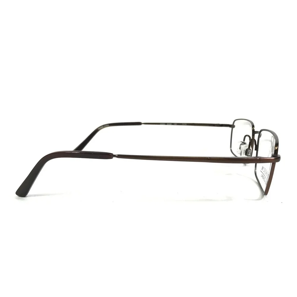 Altair Eyeglasses Frames A4004 BARK Brown Rectangular Full Rim 53-18-140